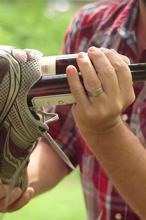 If you find yourself in a situation where food supply is. How to Open a Wine Bottle With a Shoe | Wine bottle, Wine ...