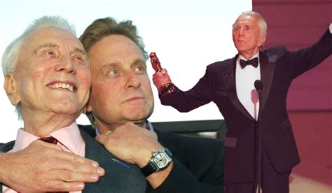 'just couldn't stop' kirk douglas, center, poses with his four sons during a gala evening. Kirk Douglas Donates Entire Fortune To Charity Over His ...