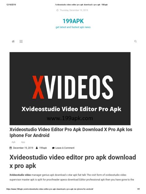 Maybe you would like to learn more about one of these? Xvideostudio Video Editor Pro Apk Download x Pro Apk -199apk | Ios | Information Appliances