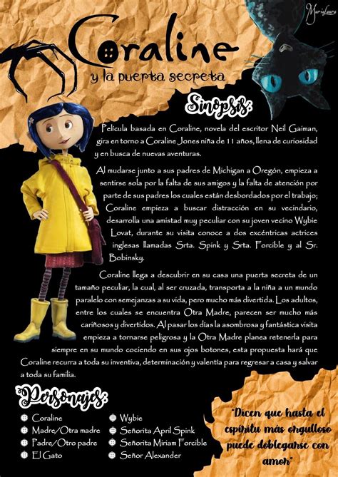 No quera volver a verla cerca de ese lugar. Libro De Coraline Y La Puerta Secreta En Español ...