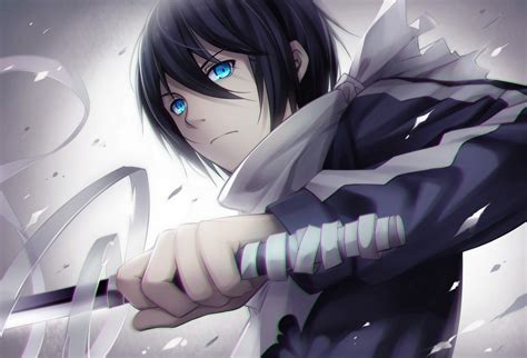 Maybe you would like to learn more about one of these? арт tidsean аниме Noragami yato парень катана оружие бинты ...