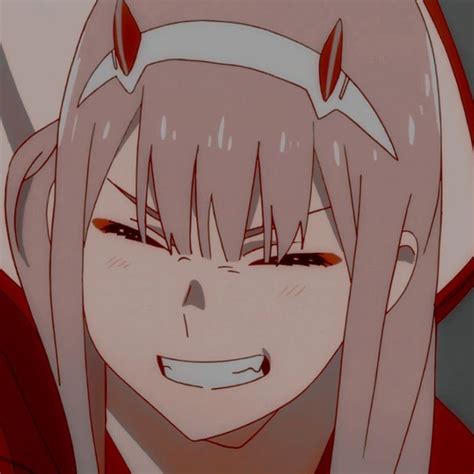 Share the best gifs now >>>. Anime Pfp Zero Two Cute - Desktop Wallpaper Horns Anime ...