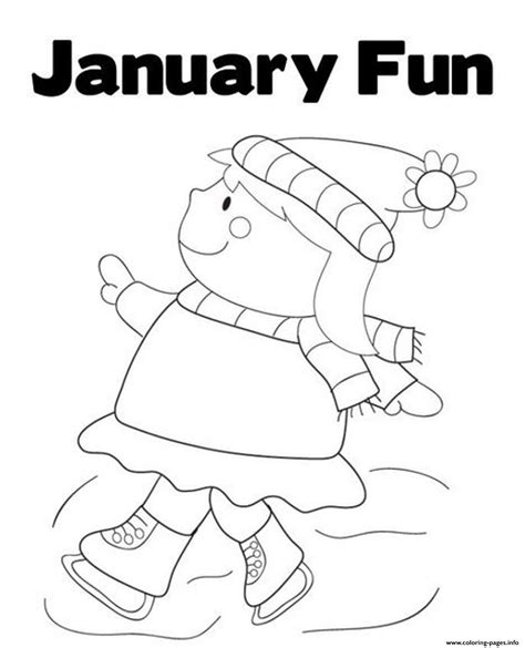 Printable winter coloring pages pdf. Winter S Printable January Fund743 Coloring Pages Printable