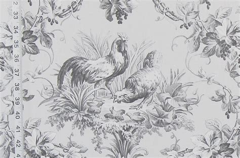 Check spelling or type a new query. French rooster toile fabrics listed! | Brickhouse Fabrics