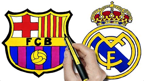 See more ideas about real madrid logo, real madrid, madrid. Barcelona vs Real Madrid. I am drawing Logos | Barcelona ...