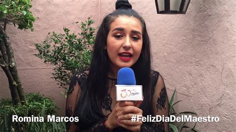 Get in touch with romina marcos (@rominamarcos4) — 3 answers, 82 likes. Romina Marcos | Feliz día del Maestro - YouTube