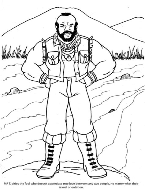 Alternatively, each day or each week can begin with Cultural Compulsive Disorder: Mr. T's Big Gay Coloring ...