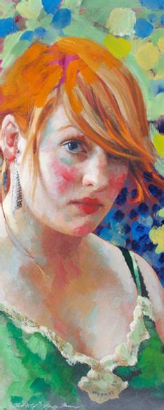 Indigo (yao), by xenia hausner, oil on dibond. #Beautiful Women in Art on Pinterest | 22507 Pins