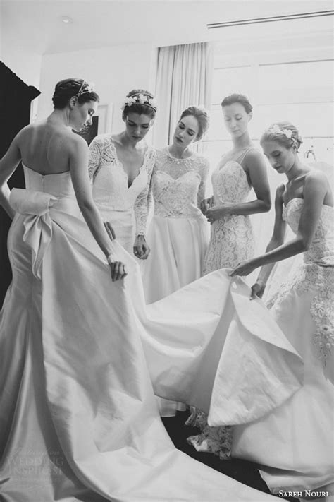 Couture wedding dresses by sareh nouri are loved by brides all over the world for their uncompromising sense of style, expertly crafted silhouettes with their whimsical elegance and their signature bow details, you're sure to fall head over heels in love with a sareh nouri wedding dress. Sareh Nouri Bridal Spring 2016 Wedding Dresses | Wedding ...