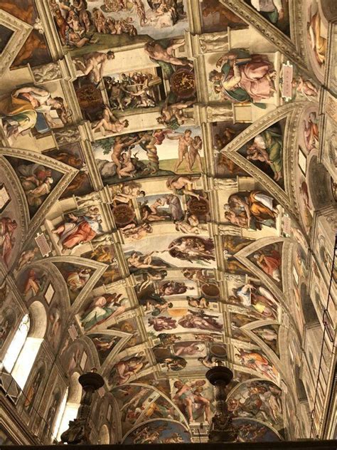 Sistine chapel ceiling and altar wall frescoes time. sistine chapel ceiling-michelangelo | Dipinti artistici ...