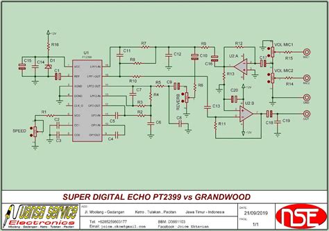 Digital echo processor pt2399 is implementing the system in the process of adc and dac audio repro echo. DOWNLOAD SKEMA RANGKAIAN ELEKTRONIKA