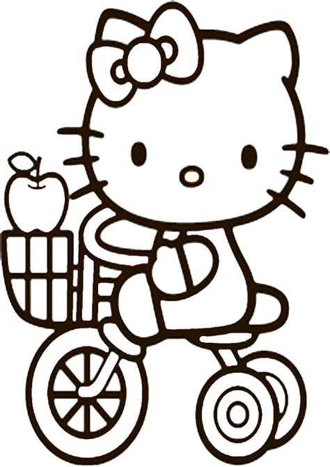 Ausmalbilder hello kitty reitet einen delphin. ausmalbilder hello kitty-221 | Ausmalbilder Hello Kitty