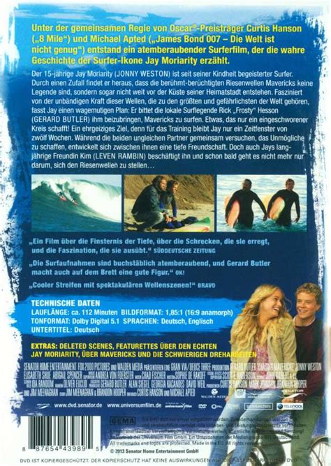 Das erste mal begegnet jay dem surfer frosty (gerard butler) als achtjähriges kind an der küste nordkaliforniens. Mavericks - Lebe deinen Traum (DVD) - jpc