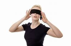 blindfolded woman blindfold do business wearing sure stock help