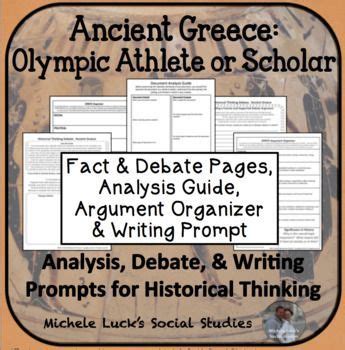 Rowing and paddling are similar. Ancient Greece Olympic Athlete or Scholar Debate ...