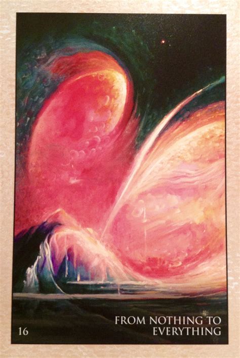 An invitation into the heart of the divine. From Nothing To Everything | Angel oracle cards, Deck of cards, Angel cards