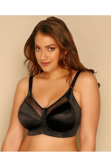 See full list on wikihow.com GODDESS Black Mesh Insert Soft Cup Non-Wired Bra