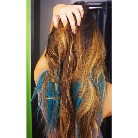Washing your hair too often. Easy, blue ombre tips tutorial. The best part is that it ...