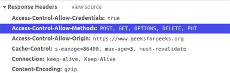 HTTP headers | Access-Control-Request-Method - GeeksforGeeks