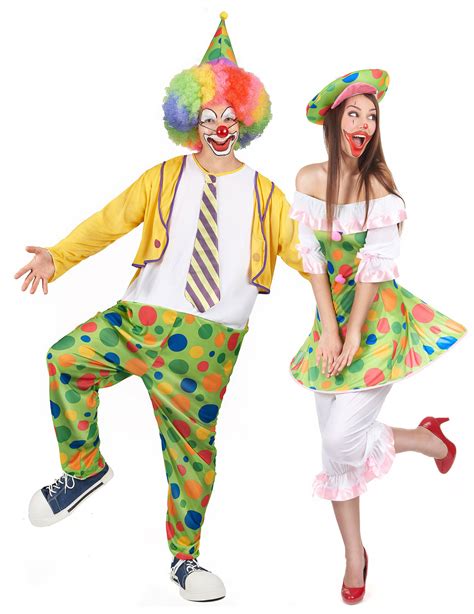 Dai supereroi ai personaggi di film, fino alle accoppiate culinarie e molto altro ancora. Costume coppia clown a pois adulti: Costumi coppia,e ...