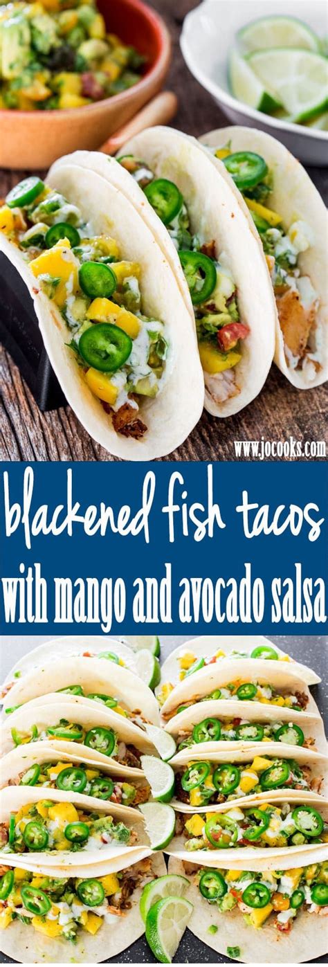 Maybe you would like to learn more about one of these? These Blackened Fish Tacos with Mango and Avocado Salsa ...