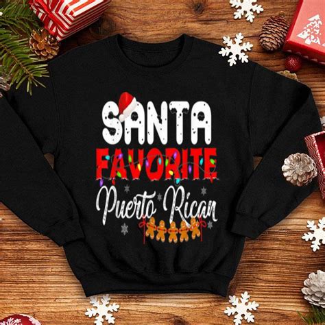 Celebration pictures & food gifts give away !! Original Christmas Santa's Favorite Puerto Rican Funny X ...