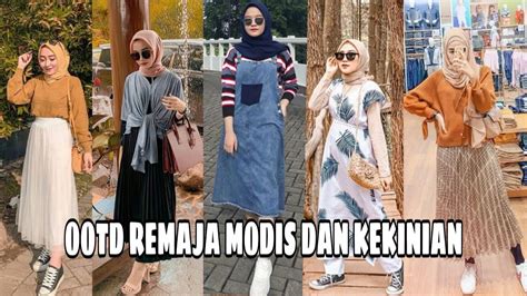 Untuk tampil kasual saat akan hangout, kamu bisa memilih pakaian yang nyaman tapi pantas untuk dipakai. DAILY OOTD HIJAB REMAJA HITS KEKINIAN - YouTube