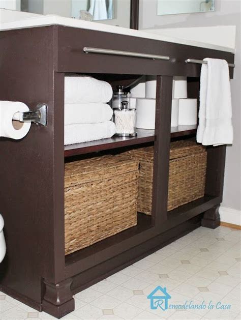 This master bathroom vanity space has been a work in progress for six months, in it i repurposed the existing cabinet and designed around it, but the wow factor comes from this new diamond pattern backsplash tile. Bathroom Makeover | Bathroom vanity makeover, Diy bathroom ...