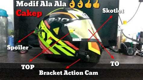 Assalamualaikum vidio kali ini saya lagi buat tutorial modif helm kyt x rocket dengan mengcustom spoiler model helm shark. REVIEW MODIF HELM KYT R10 PLAT VISOR TEAR OFF POST SPOILER ...