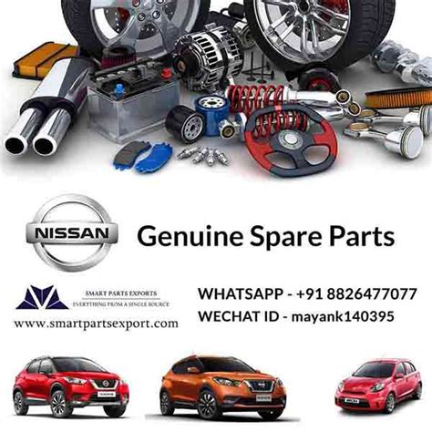 Consequently, some spare parts of the machine keep on working while other need replacement. Exchange Nissan Spare Parts easily | Smart Parts Export