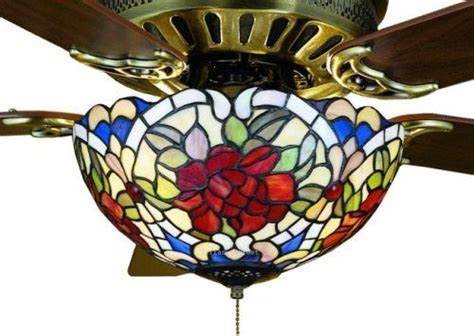 Extend the legs to ensure that it's solid and stable. Renaissance Rose Tiffany Stained Glass Ceiling Fan Light ...