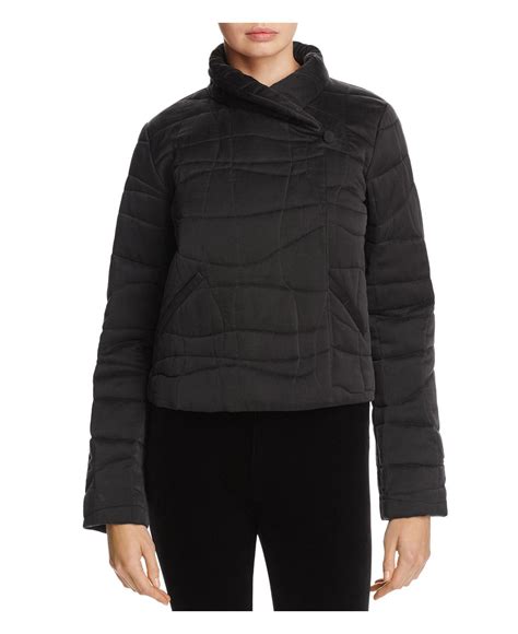 Take on a new stance with eileen fisher jackets. Eileen Fisher Cropped Quilted Puffer Jacket in Black - Lyst