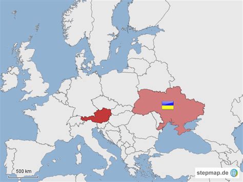 Verfolgen sie die partie live im aufstellung österreich und ukraine. StepMap - Ukraine - Landkarte für Österreich