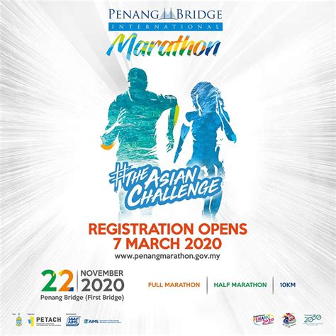 This year's run on the bridge is at km18 to km39; Penang Bridge International Marathon 2020 Open ...