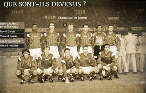 Il y a 20 ans, quasiment jour pour jour, le 17 novembre 1993, les bleus jouent au parc des princes leur. France-Bulgarie 1993 : «que sont devenus les ...