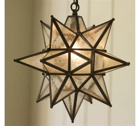 Perfect as christmas lights, oudoor decoration, or pendant light. Olivia Indoor/Outdoor Star Pendant | Pottery Barn