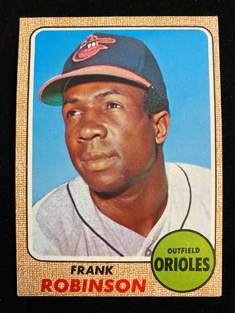 To view our items, click the categories link above or click the featured categories below. Lot - (EXMT) 1968 Topps Frank Robinson #500 Baseball Card - HOF - Baltimore Orioles