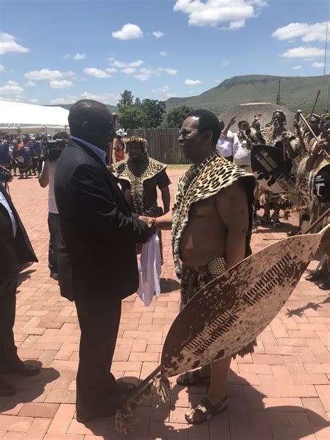 He became king on the passing on of his father. Siphamandla Goge on Twitter: "#Ramaphosa ANC President ...