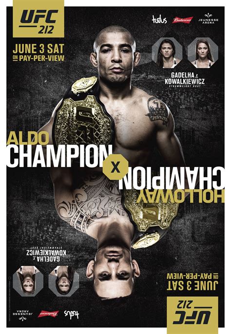 Pay per view kodi has become most common by the internet and hd channels advent. UFC 212: Aldo vs. Holloway (2017-06-03) | Ufc poster, Ufc ...
