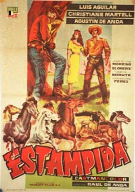 See a recent post on tumblr from @unaciertamirada about estampida. Estampida (1959) - FilmAffinity