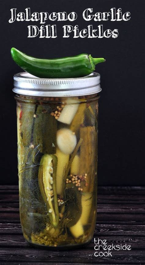 Hey, i know you see the jars and are thinking. Jalapeno Garlic Dill Pickles | Recipe (With images ...