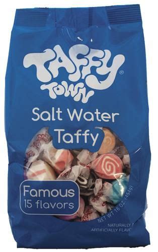 Add the butter, corn syrup, salt, water, vanilla, and flavor extract of choice to the pot. Taffy Town® Assorted Salt Water Taffy 16oz | Salt water ...