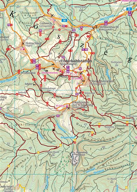 Látványos példát láthattuk ma reggel az inverziós légrétegződésre: Kőszegi-hegység /Írottkő natúrpark turistatérkép - map.hu