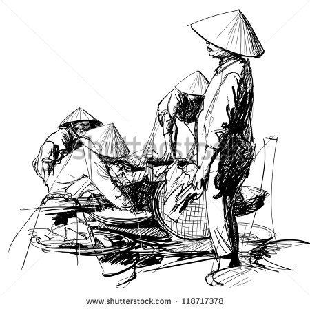 However, it's important to remember that even the great masters were beginners once. Vector illustration of a market scenery in Vietnam in 2020 | Vietnam art, Sketches of people ...