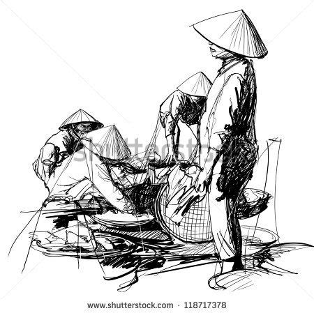 However, it's important to remember that even the great masters were beginners once. Vector illustration of a market scenery in Vietnam in 2020 | Vietnam art, Sketches of people ...