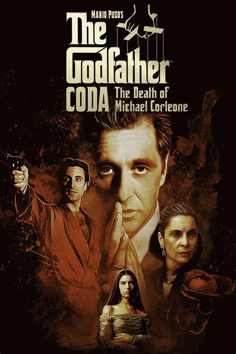 High resolution official theatrical movie poster (#1 of 3) for the father (2020). The Godfather, Coda now available On Demand!