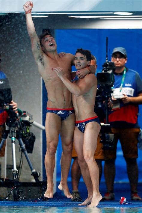 Just confirming his national treasure status in my eyes. Rio Olympics: Tom Daley and Dan Goodfellow claim diving ...