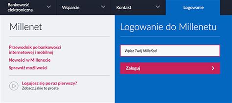 Bank millennium to dobre miejsce do trzymania nadwyżek aktywować rachunek następuje to z chwilą pierwszego logowania do systemu bankowości. Nowości w Millenet - Bankowość internetowa - Bank Millennium