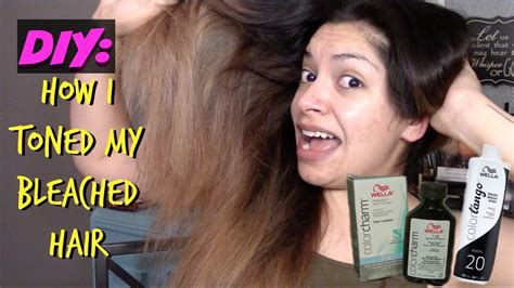 This is what my hair looked like using just 20 developer plus t18 toner. DIY | Toning Brassy Bleached Hair - YouTube