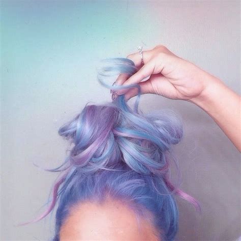 This shade glows under a black light, so we recommend using cotton candy pink on hair that's been lightened to a very light level 9 blonde. Pin on hair